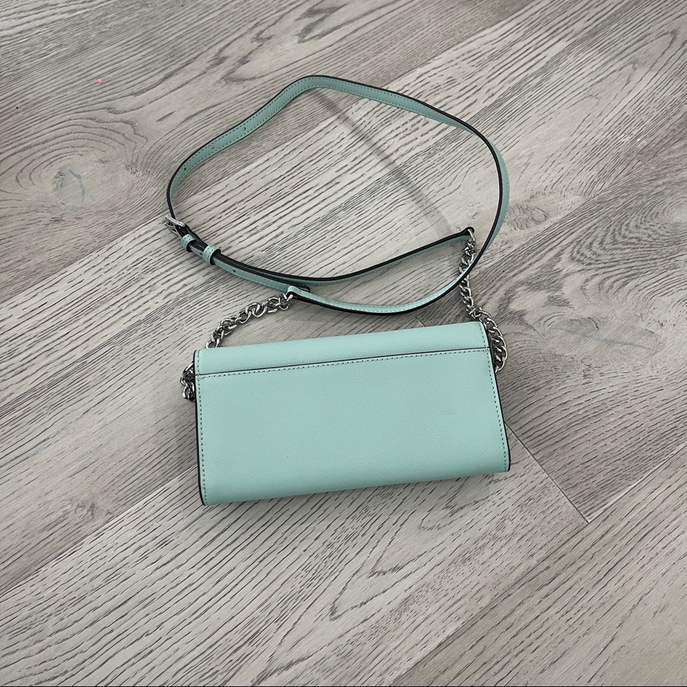 MICHAEL KORS | Jet Set Wallet On A Chain NWT - Picture 2 of 11